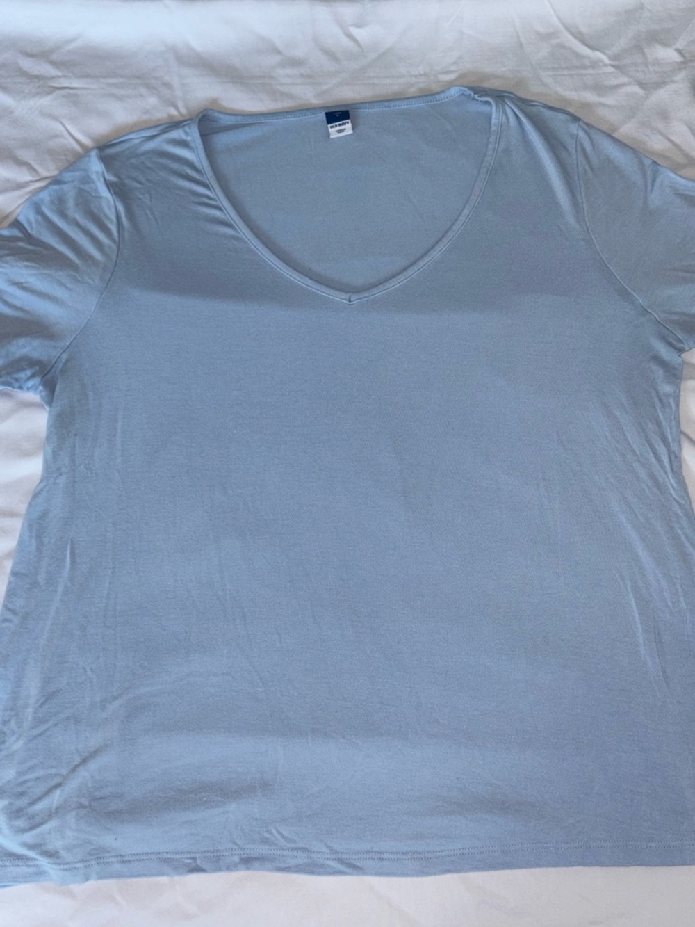 Blue flowy tee